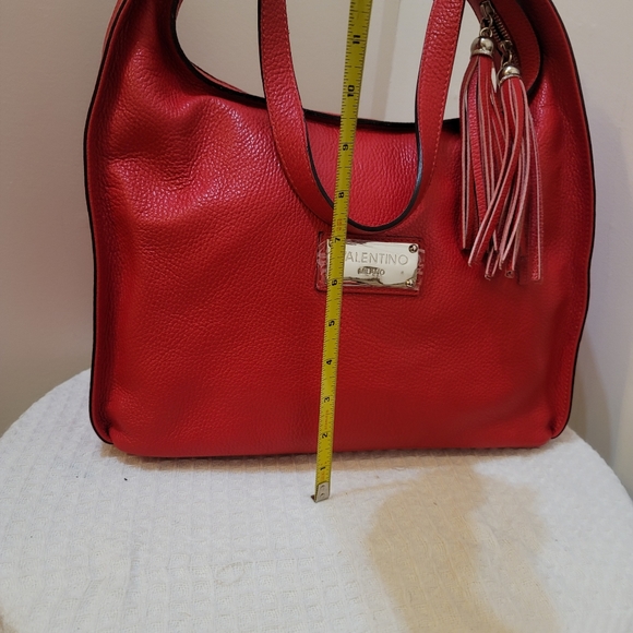 Red handbag genuine leather - Picture 11 of 16